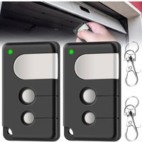2er-Pack Garagen-Handsender, kompatibel mit Liftmaster 84335E, 433 MHz, Garagenfernbedienung für LIFTMASTER 84330E, 84335E, 8747E, 84330EML (schwarz) von ZOLGINAH