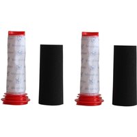 2er-Pack Schaumstofffilter und Mikrofilter für die kabellosen Staubsauger Bosch BCH6ZOOO und BBH625W60 von ZOLGINAH