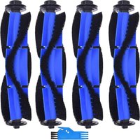 4 Ersatzbürsten für Eufy 11S MAX/15CMAX/30CMAX/G30 EDGE/G10 HYBRID Roboterstaubsauger, Zubehör (4 Hauptbürsten + 1 Reinigungsbürste) von ZOLGINAH