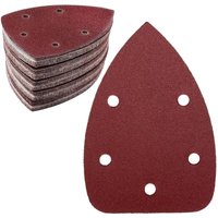 50 Stück Dreieck-Schleifpapierblätter, Körnung 120, 5-Loch, Klett-Schleifpapier, Delta-Schleifpapier für Dreieckschleifer, 140 x 100 mm von ZOLGINAH