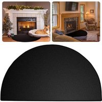 60 x 102 cm feuerfeste Kaminunterlage, halbrund, wasser- und ölbeständig, feuerfeste Unterlage, Funkenschutz-Bodenunterlage, geeignet für Innenkamine 60 x 102 cm feuerfeste Kaminunterlage, halbrund, wasser- und ölbeständig, feuerfeste Unterlage, Funkenschutz-Bodenunterlage, geeignet für Innenkamine von ZOLGINAH