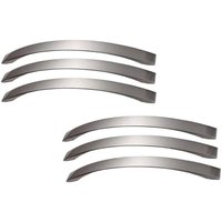 6er-Pack Küchenschrankgriffe, Küchengriffe aus gebürsteter Aluminiumlegierung, geeignet für Schränke, Schubladen, Kleiderschränke (Achsabstand 160 mm) von ZOLGINAH