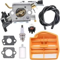 C1M-EL37B Vergaser-Kit mit Luftfilter für Husqvarna 445, 445E, 450, 450E Benzin-Kettensäge, für Jonsered CS2245 CS2245S CS2250S Vergaser, Ersatz von ZOLGINAH