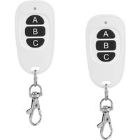 EV1527 Fernbedienung, Garagentor-Fernbedienung 433MHz, 3-Kanal-Funkfernbedienungssender für einfache Steuerung (2 Stück) von ZOLGINAH