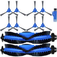 Ersatzbürsten-Set für Eufy 11S MAX/15CMAX/30CMAX/G30 EDGE/G10 HYBRID Roboterstaubsauger, 2 x Hauptbürsten, 8 x Seitenbürsten Ersatzbürsten-Set für Eufy 11S MAX/15CMAX/30CMAX/G30 EDGE/G10 HYBRID Roboterstaubsauger, 2 x Hauptbürsten, 8 x Seitenbürsten von ZOLGINAH