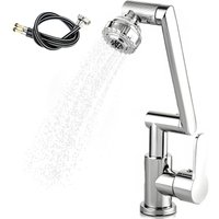 Flexibler Küchenhahn, Küchenmischbatterie, Küchenarmatur-Sprüher, 1080° flexible Drehung, Küchenmischbatterie, 2 Sprühmodi, wird mit 2 60 cm langen Flexibler Küchenhahn, Küchenmischbatterie, Küchenarmatur-Sprüher, 1080° flexible Drehung, Küchenmischbatterie, 2 Sprühmodi, wird mit 2 60 cm langen von ZOLGINAH