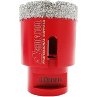 Ineasicer 40 mm Diamantbohrer, Kernbohrer mit M14-Gewinde zum Trockenbohren in Porzellanfliesen, Granit, Marmor von ZOLGINAH