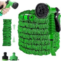Ineasicer Gartenschlauch, flexibler Gartenschlauch, grüner erweiterbarer Gartenschlauch, multifunktionaler erweiterbarer Schlauch, einziehbarer von ZOLGINAH