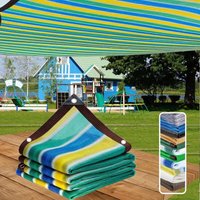 Ineasicer Terrassen-Sonnensegel, rechteckiges Schattennetz, Balkon-Sichtschutz, 12-poliges Sonnenschutz-Schattentuch, 3 x 4 m, für Terrasse und Balkon Ineasicer Terrassen-Sonnensegel, rechteckiges Schattennetz, Balkon-Sichtschutz, 12-poliges Sonnenschutz-Schattentuch, 3 x 4 m, für Terrasse und Balkon von ZOLGINAH