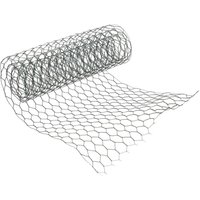 Ineasicer verzinkter Hühnerdraht Hühnerstall für den Garten, Voliere Dreifach gedreht Größenauswahl Feinmaschig 0,35 m x 10 m von ZOLGINAH
