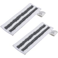 Kärcher Easyfix SC2 SC3 SC4 SC5 Dampfreiniger-Tücher, Mikrofaser-Mopp-Tücher für Kärcher Easyfix SC-Serie (grau gestreift, 2 Stück) von ZOLGINAH