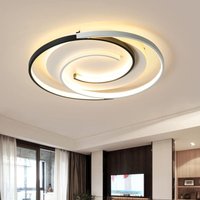 Moderne 55-W-LED-Deckenleuchte, 50 cm runde, dimmbare Deckenleuchte für Wohnzimmer, Schlafzimmer und Küche. Moderne 55-W-LED-Deckenleuchte, 50 cm runde, dimmbare Deckenleuchte für Wohnzimmer, Schlafzimmer und Küche. von ZOLGINAH