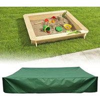 Sandkastenabdeckung – Oxford-Gewebe – staubdicht – mit Kordelzug – für Gartensandkasten – Grün – 120 x 120 x 20 cm Sandkastenabdeckung – Oxford-Gewebe – staubdicht – mit Kordelzug – für Gartensandkasten – Grün – 120 x 120 x 20 cm von ZOLGINAH
