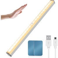 Schrankleuchte mit einstellbarer Helligkeit, Wand-Nachtlicht mit Bewegungsmelder, ideal für Außenschränke, Büros und Flure (Warmes Licht). von ZOLGINAH