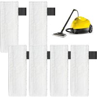 Stück Mikrofaser-Mopptücher für Kärcher, Ersatz-Mopptücher für Kärcher-Dampfreiniger, Mikrofaser-Mopptücher für Kärcher SC2 SC3 SC4 SC5, von ZOLGINAH