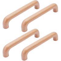 Stück Möbelgriffe aus Holz, Küchenschrankgriffe, Schranktürgriffe, Lochabstand 128 mm, für Küchenmöbel und Schubladen Stück Möbelgriffe aus Holz, Küchenschrankgriffe, Schranktürgriffe, Lochabstand 128 mm, für Küchenmöbel und Schubladen von ZOLGINAH