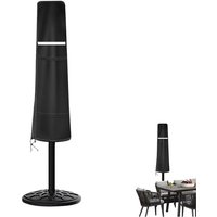 Terrassenschirmabdeckung, Gartenschirmabdeckung, Anti-UV-Stoff mit Reißverschluss für Terrassenpool und Veranstaltungen Terrassenschirmabdeckung, Gartenschirmabdeckung, Anti-UV-Stoff mit Reißverschluss für Terrassenpool und Veranstaltungen von ZOLGINAH