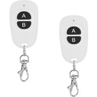 Universelle Garagentor-Fernbedienung, 433 MHz 2-Kanal-Funkfernbedienungssender, Reichweite bis zu 50 m (2 Stück) von ZOLGINAH