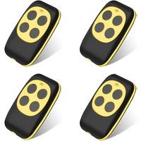 Universelle Torfernbedienung, drahtlose universelle Garagentorfernbedienung, 4-Tasten-Rolling-Code für Garagentor und Auto (4 Stück) von ZOLGINAH