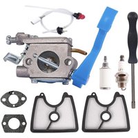 Vergaser-Kit 590460102 für Laubbläser-Zubehör 125B, 125BX, 125BVX, C1Q-W37, Vergaser-Luftfilter, Kraftstoffleitungssatz von ZOLGINAH
