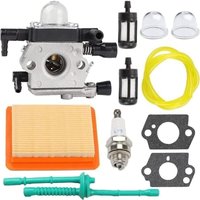 Vergaser für MM55 MM55C Motorhacke, 4601-120-0600, ersetzt C1Q-S202A, mit Luftfilter und Kraftstoffleitung, Tuning Kit von ZOLGINAH
