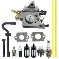 Vergaser für Zama C1Q-S258 Vergaser für Stihl MS192 MS192T MS192TC Kettensäge, Zündkerze, Kraftstoffleitung, Ölleitung von ZOLGINAH