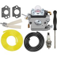 Vergaser mit Dichtung, Kraftstoffleitung und Schraubendreher für Husqvarna 122HD45, 122HD60, 522HD60S, 522HDR60S, Jonsered HT2223T, HT2218, Vergaser mit Dichtung, Kraftstoffleitung und Schraubendreher für Husqvarna 122HD45, 122HD60, 522HD60S, 522HDR60S, Jonsered HT2223T, HT2218, von ZOLGINAH