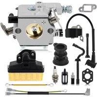 Vergaser mit Luftfilter und Kraftstoffleitung für Stihl MS210 MS230 MS250 021 023 025 Kettensäge, ersetzt Walbro WT-286, 1123-120-0605 von ZOLGINAH