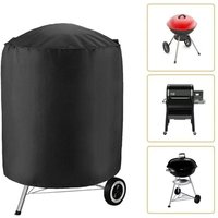 Wasserdichte Grillabdeckung – Runde Grillabdeckung, wasserdichte Grillabdeckung aus 210D Oxford-Gewebe – UV-Schutz für Grill (70 x 70 cm) von ZOLGINAH