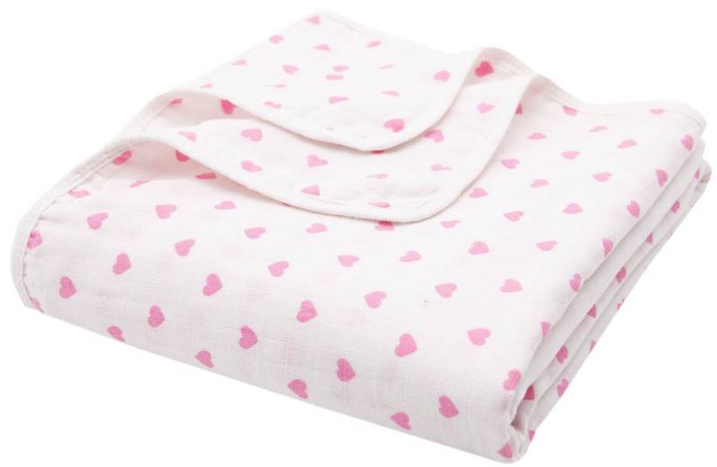 Babydecke, ZOLLNER, 2-lagig, 120 x 120 cm, 100% Baumwolle von ZOLLNER