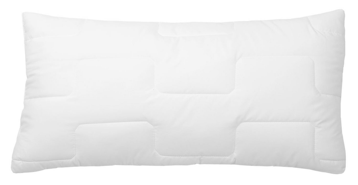 Kopfkissen, ZOLLNER, Füllung: 100% Polyurethan-Luftzellenstäbchen, Rückenschläfer, Seitenschläfer, Bauchschläfer, 40 x 80 cm, 100% Polyester, vom Hotelwäschespezialisten von ZOLLNER