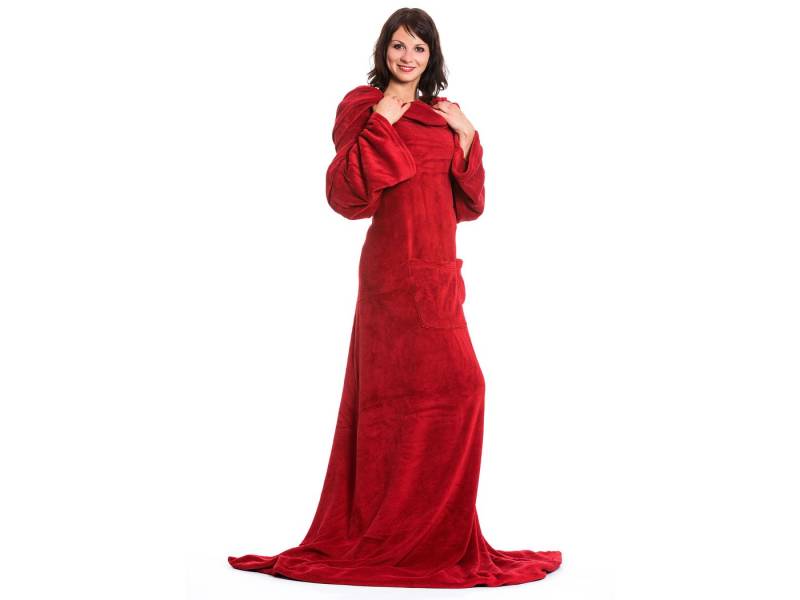 Wohndecke, ZOLLNER, 170 x 200 cm, 100% Polyester, mit Ärmeln und zwei Taschen Wohndecke, ZOLLNER, 170 x 200 cm, 100% Polyester, mit Ärmeln und zwei Taschen von ZOLLNER