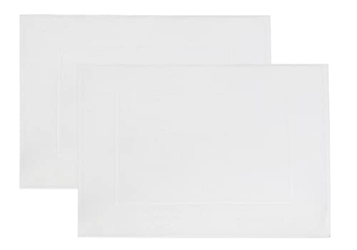 ZOLLNER 2er Set Badematten aus Baumwolle, 600 g/qm, ca. 50x70 cm, weiß ZOLLNER 2er Set Badematten aus Baumwolle, 600 g/qm, ca. 50x70 cm, weiß von ZOLLNER