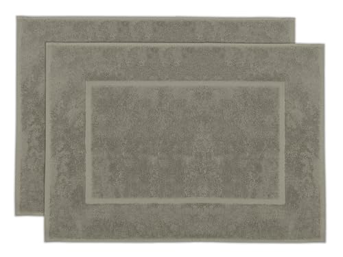 ZOLLNER 2er Set Badematten in 50x70 cm - saugstarke und Flauschige Badvorleger aus Baumwolle - bis 60°C waschbar - für Fußbodenheizung geeignet - in Taupe - Hotelqualität ZOLLNER 2er Set Badematten in 50x70 cm - saugstarke und Flauschige Badvorleger aus Baumwolle - bis 60°C waschbar - für Fußbodenheizung geeignet - in Taupe - Hotelqualität von ZOLLNER