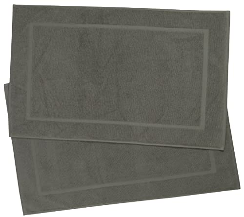ZOLLNER 2er Set Badematten in 50x80 cm - besonders saugstarke und weiche Badvorleger in Taupe - mit Tiefgangstreifen und Webrahmen - Baumwolle - Hotelqualität ZOLLNER 2er Set Badematten in 50x80 cm - besonders saugstarke und weiche Badvorleger in Taupe - mit Tiefgangstreifen und Webrahmen - Baumwolle - Hotelqualität von ZOLLNER