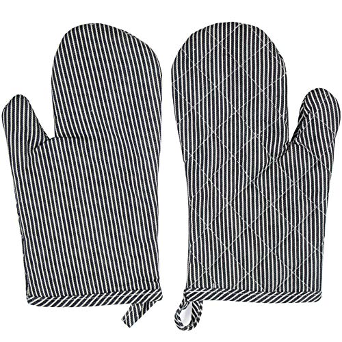 ZOLLNER 2er Set Ofenhandschuhe Baumwolle, hitzebeständig, schwarz/weiß, 18x30 cm ZOLLNER 2er Set Ofenhandschuhe Baumwolle, hitzebeständig, schwarz/weiß, 18x30 cm von ZOLLNER