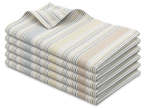 ZOLLNER 5er Set Geschirrtücher 100% Baumwolle, 50x70 cm, Grün von ZOLLNER