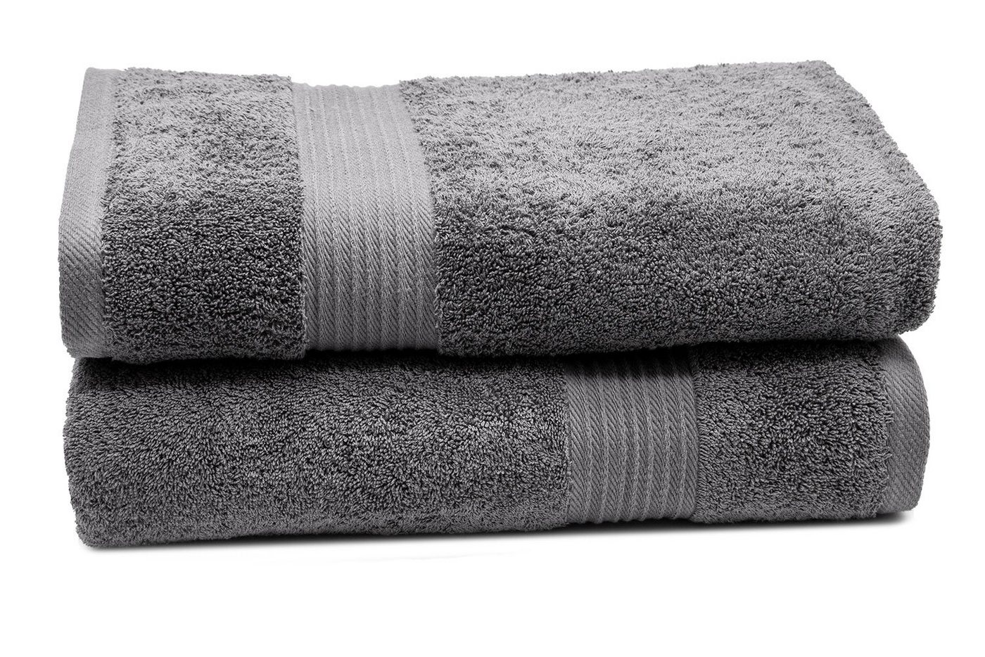 ZOLLNER Badetücher, Walkfrottier (2-St), 100 x 150 cm, 100% Baumwolle, vom Hotelwäschespezalisten von ZOLLNER