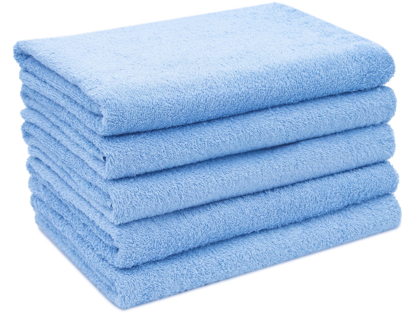 ZOLLNER Duschtücher, Walkfrottier (5-St), 70 x 140 cm, 80% Baumwolle, 20% Polyester, vom Hotelwäschespezialisten von ZOLLNER
