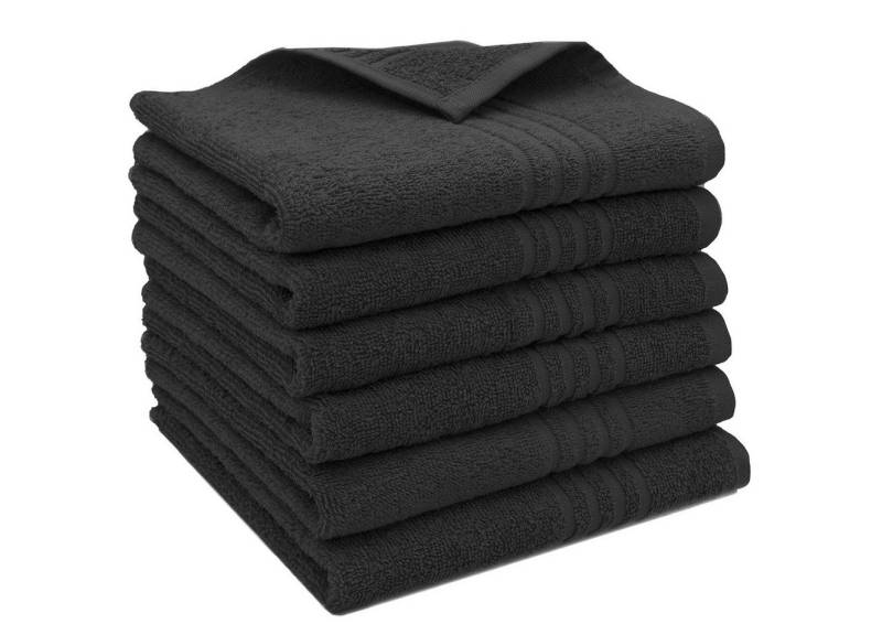 ZOLLNER Gästehandtücher, Walkfrottier (6-St), 40 x 60 cm, 100% Baumwolle, vom Hotelwäschespezialisten von ZOLLNER