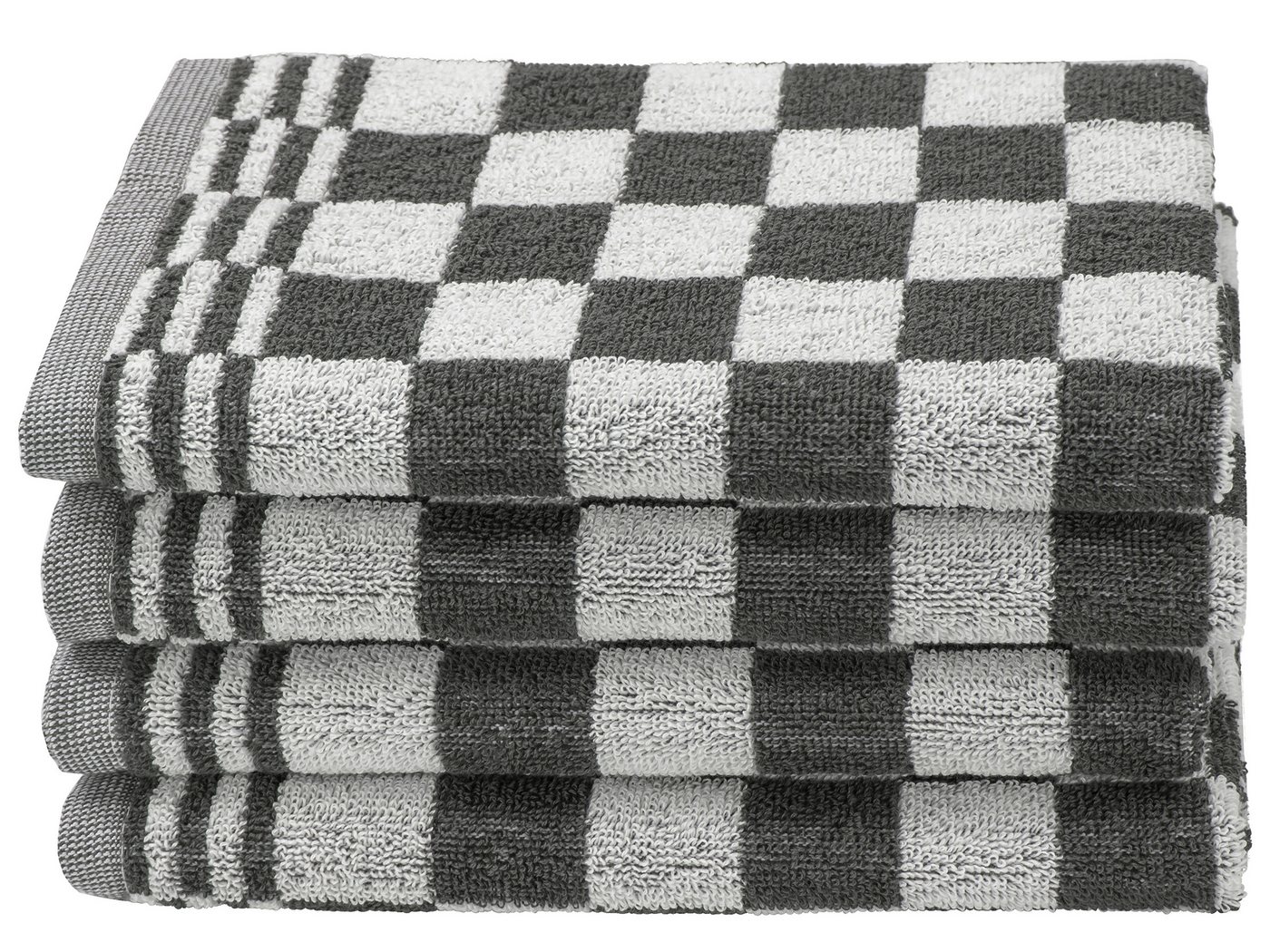 ZOLLNER Geschirrtuch, (Set, 4-tlg), 50 x 50 cm, 100% Baumwolle, vom Hotelwäschespezialisten von ZOLLNER