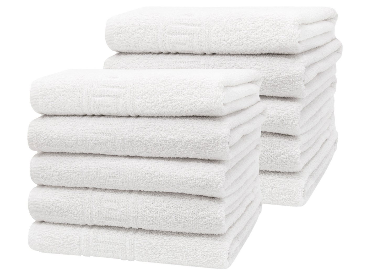 ZOLLNER Handtücher, Frottee (10-St), 50 x 100 cm, 70% Baumwolle, 30% Polyester, vom Hotelwäschespezialisten von ZOLLNER