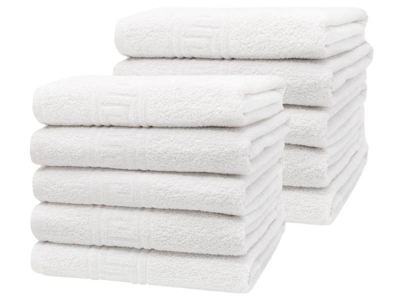 ZOLLNER Handtücher, Frottee (10-St), 50 x 100 cm, 70% Baumwolle, 30% Polyester, vom Hotelwäschespezialisten von ZOLLNER