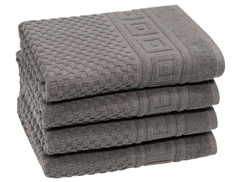 ZOLLNER Handtücher, Frottier (4-St), 50 x 100 cm, 100% Baumwolle, vom Hotelwäschespezialisten von ZOLLNER