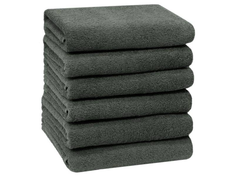 ZOLLNER Handtücher, Walkfrottier (6-St), 50 x 100 cm, 100% Baumwolle, vom Hotelwäschespezialisten von ZOLLNER
