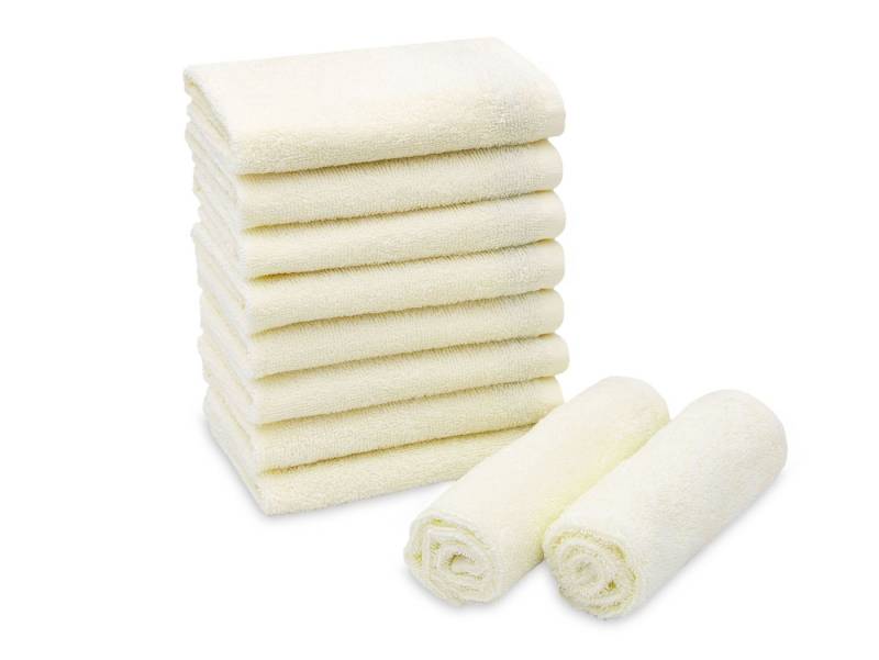 ZOLLNER Seiftuch, (10-St), 30 x 30 cm, 100% Baumwolle, vom Hotelwäschespezialisten von ZOLLNER