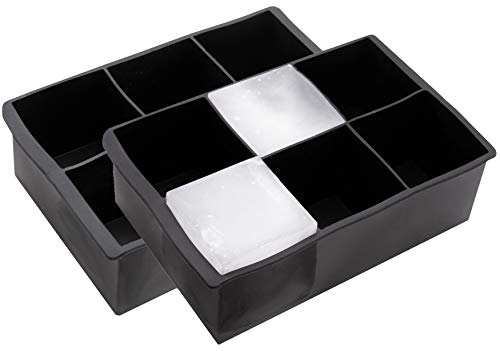 ZOLLNER24 2er Set XXL Eiswürfelform Silikon, Würfel 5x5x5 cm, schwarz ZOLLNER24 2er Set XXL Eiswürfelform Silikon, Würfel 5x5x5 cm, schwarz von ZOLLNER24