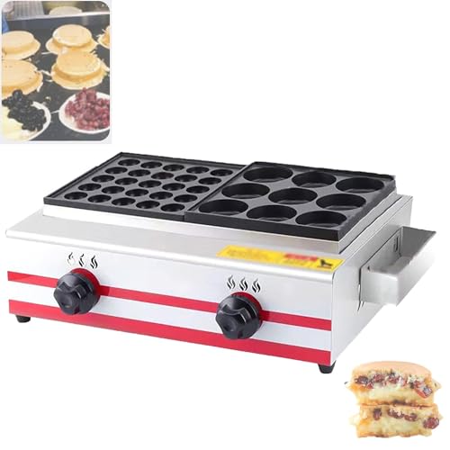 Kommerzielle Gas-Heizungs-Burger-Maschine, Grill-Eier-Burger-Maschine, 9/18/34 Kong, Individuelle Knopfsteuerung, Mit Seitlicher Gewürzplatte, Zum Braten Von Eiern Oder Fischbällch von ZOLPINL