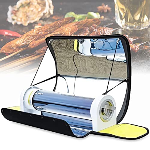 Tragbarer Solarkocher, Solarofen, 4,5 l, Solarkocher mit großer Kapazität, Outdoor-Ofen, Campingkocher mit Thermometer, ideal für Camping oder Wandern von ZOLPINL