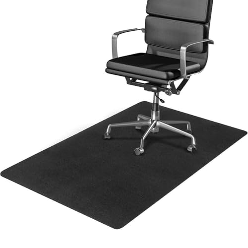 ZOLTA Bodenschutzmatte für Hartböden - 0,5 x 100 x 140 cm Schwarz - Schreibtischstuhl Unterlage - Bürostuhl Matte - Bodenmatte unter Bürostuhl und Schreibtisch - Schreibtischunterlage ZOLTA Bodenschutzmatte für Hartböden - 0,5 x 100 x 140 cm Schwarz - Schreibtischstuhl Unterlage - Bürostuhl Matte - Bodenmatte unter Bürostuhl und Schreibtisch - Schreibtischunterlage von ZOLTA